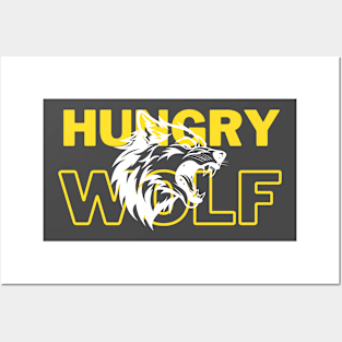 Hungry wolf Posters and Art